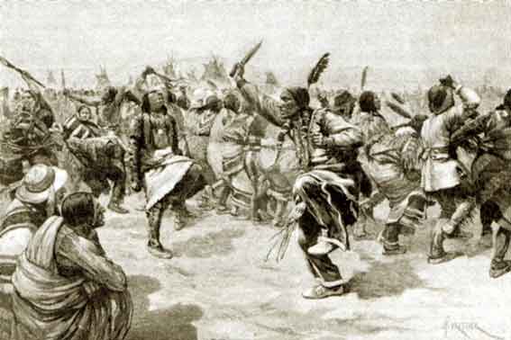 Native American Indian ghost dance